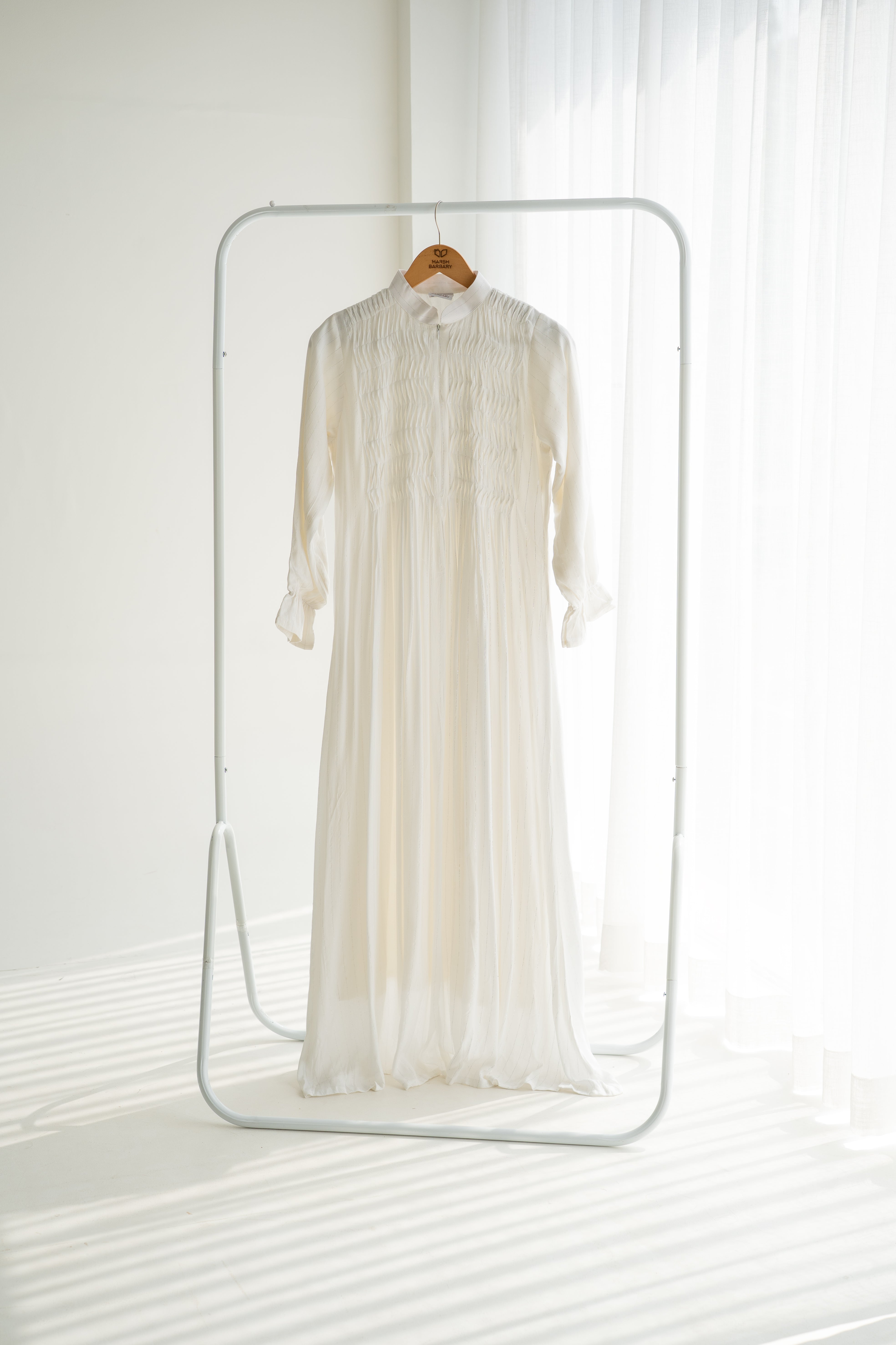 Elegant Pleated Maxi Dress
