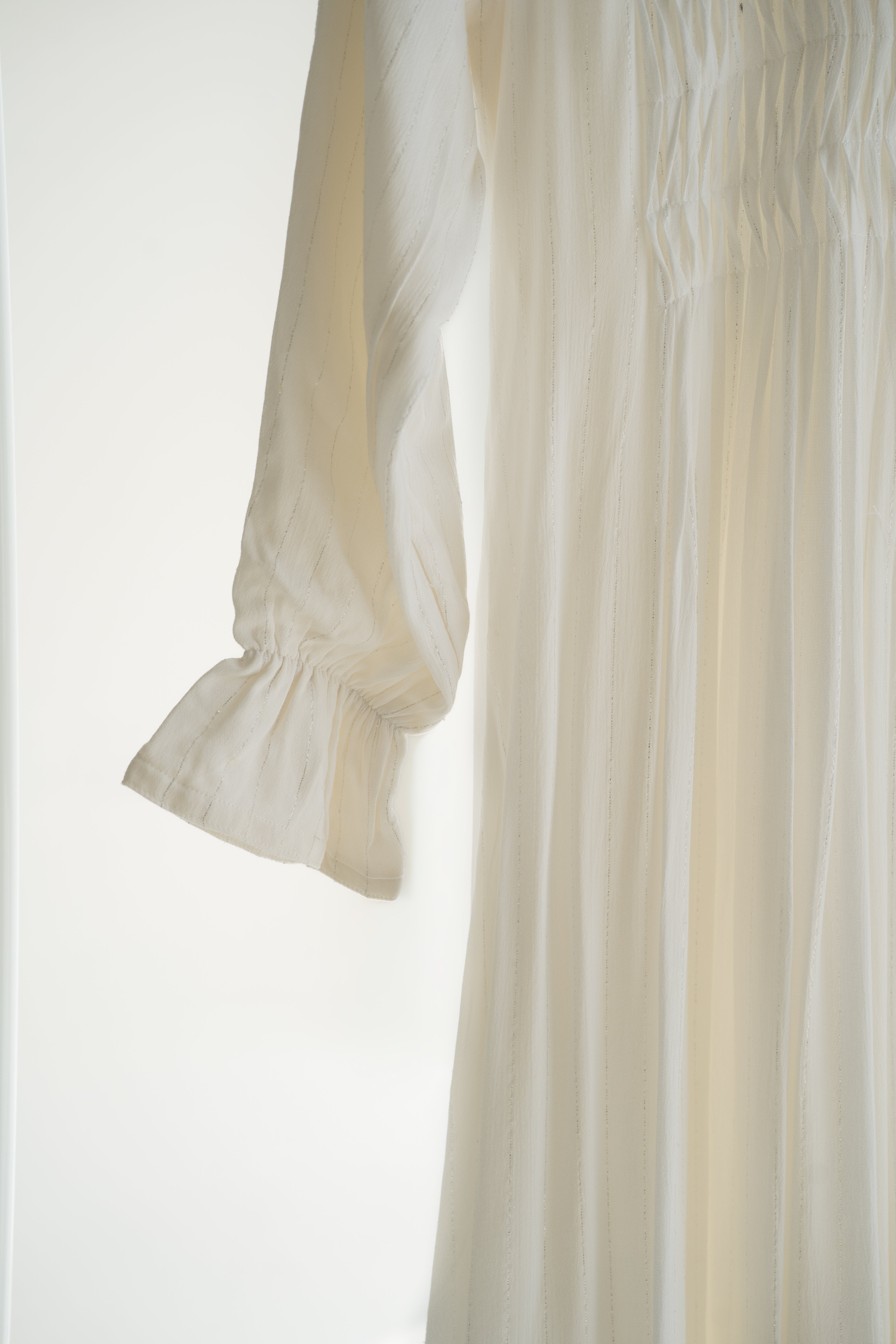 Elegant Pleated Maxi Dress