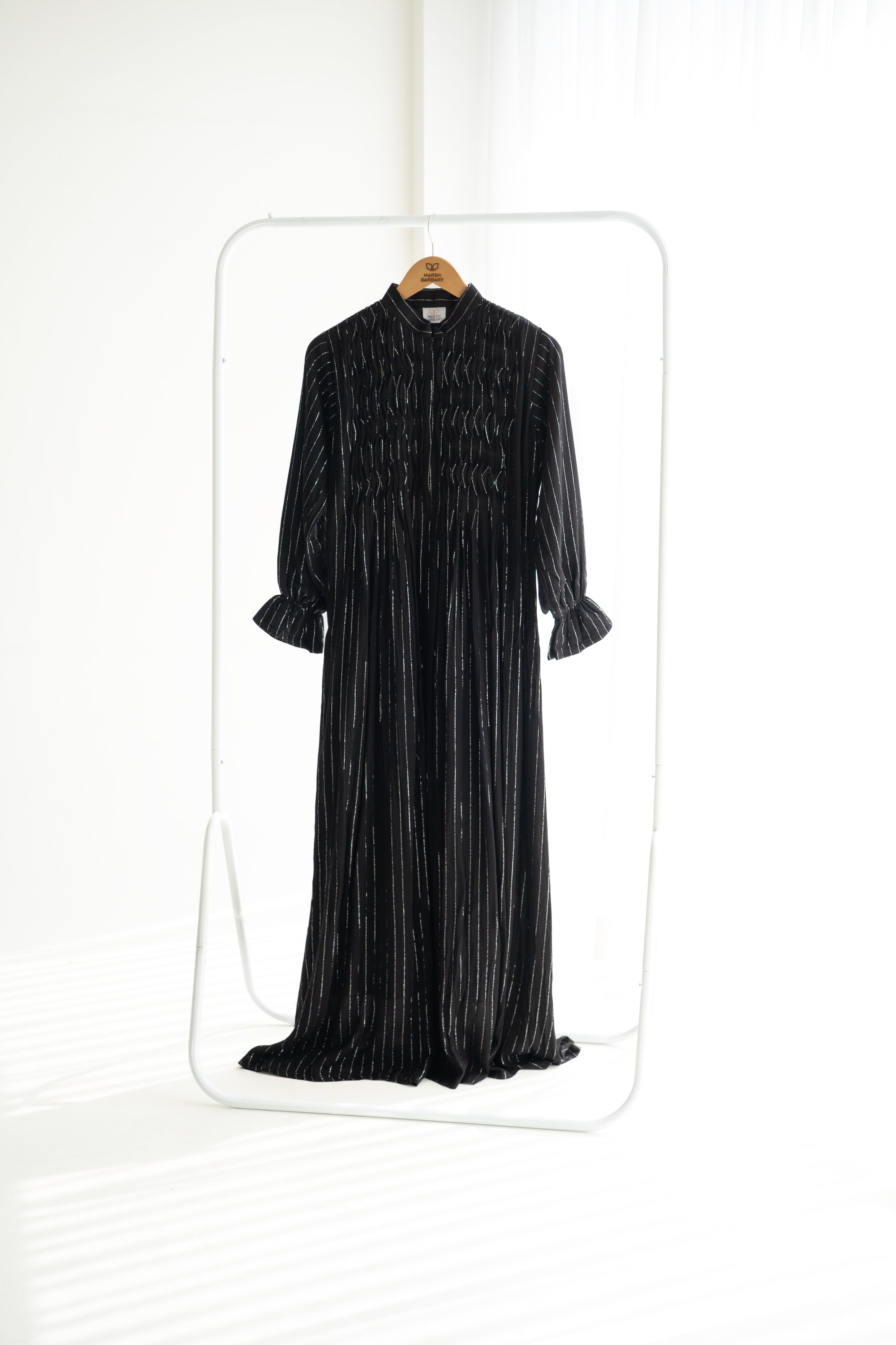 Elegant Pleated Maxi Dress