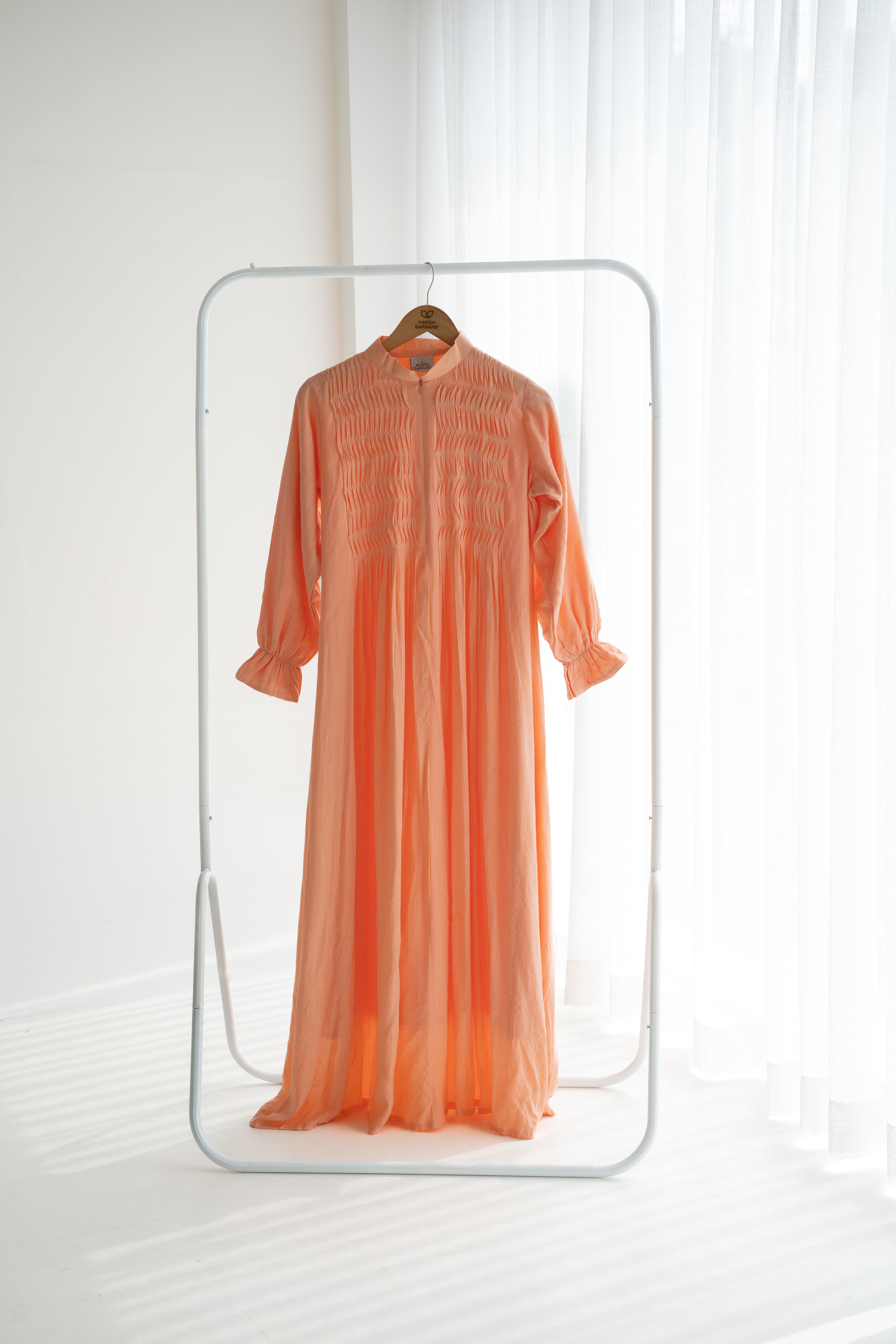 Elegant Pleated Maxi Dress